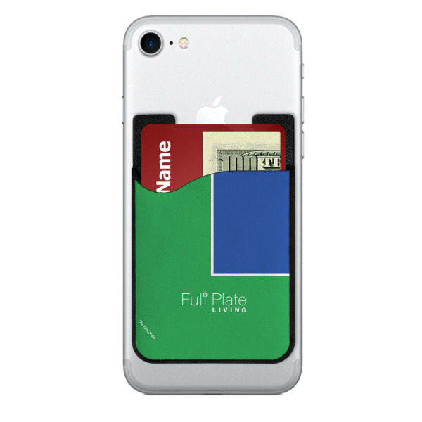 Custom Design Your Own 2-in-1 Cell Phone Credit Card Holder & Screen Cleaner