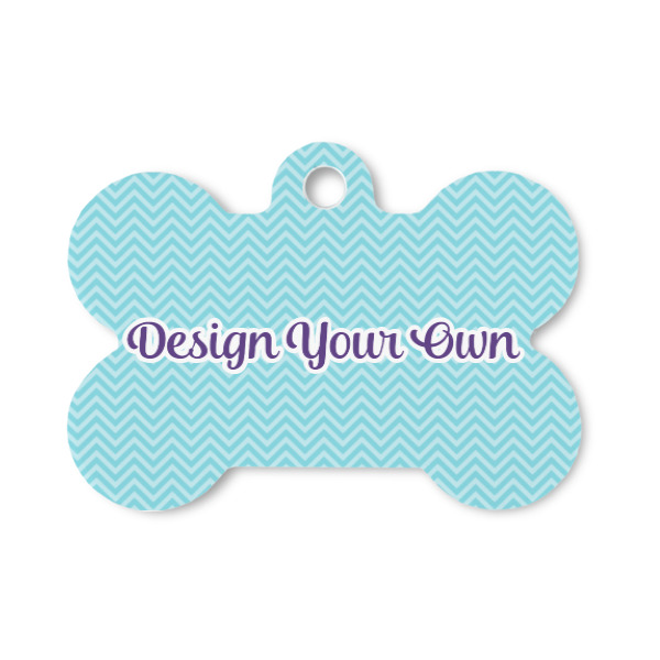 Custom Design Your Own Bone Shaped Dog ID Tag - Small