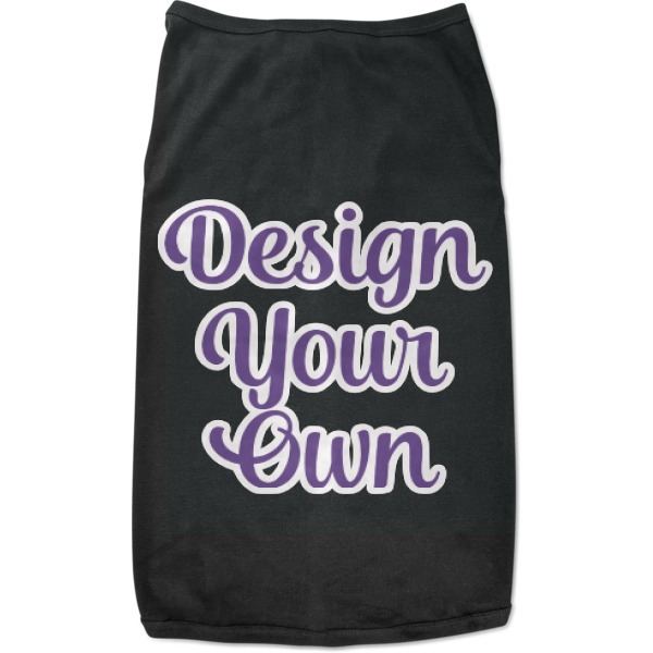 Custom Design Your Own Black Pet Shirt - 2XL