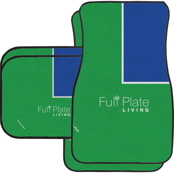 Custom Design Your Own Car Floor Mats Set - 2 Front & 2 Back