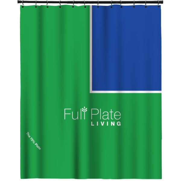 Custom Design Your Own Extra Long Shower Curtain - 70" x 83"