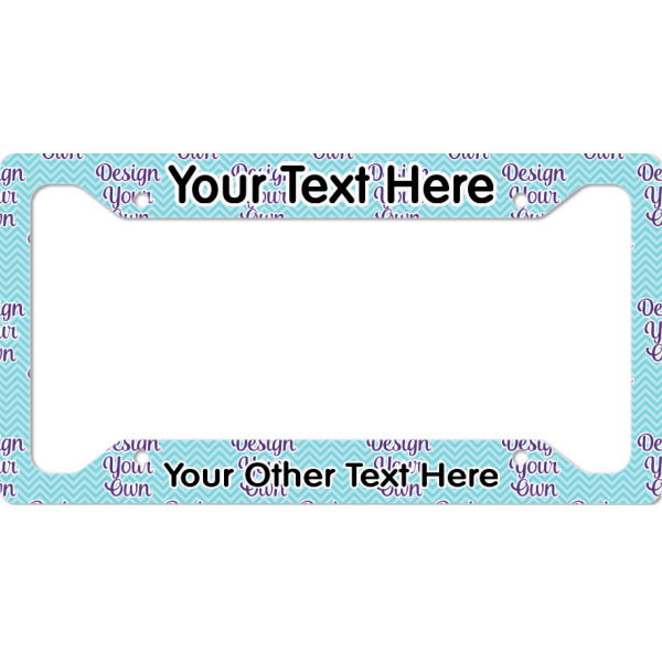 Custom Design Your Own License Plate Frame