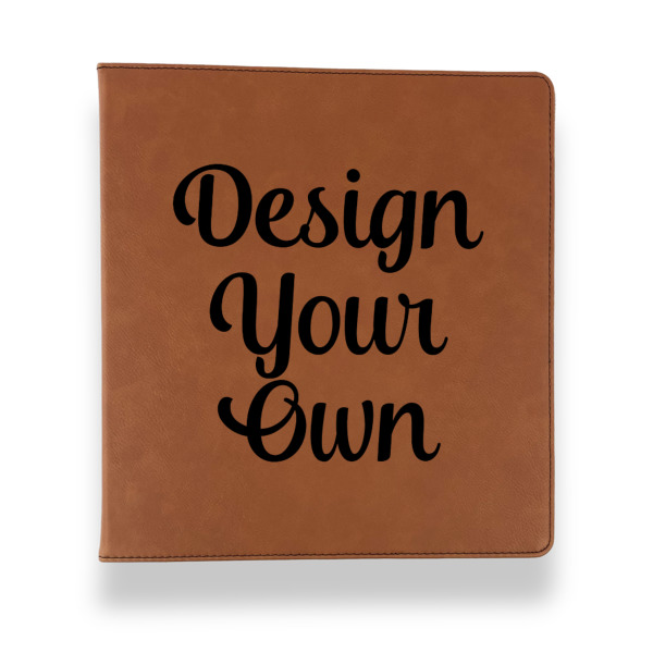 Custom Design Your Own Leather Binder - 1" - Rawhide