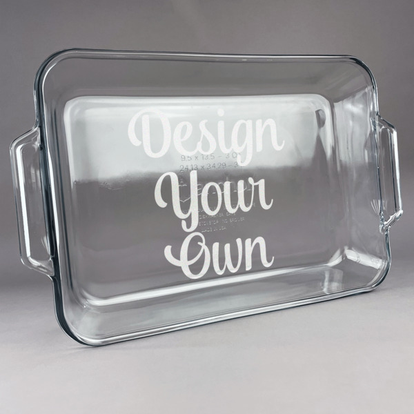 Custom Design Your Own Glass Baking Dish with Truefit Lid - 13in x 9in