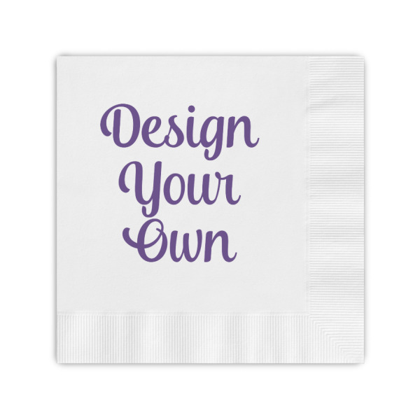 Custom Design Your Own Coined Cocktail Napkins