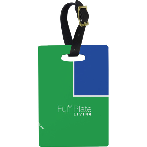 Custom Design Your Own Plastic Luggage Tag - Rectangular