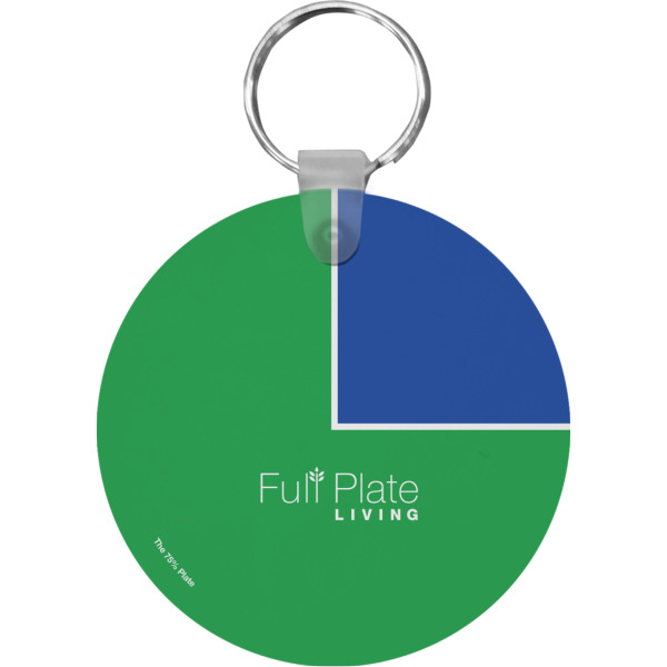 Custom Design Your Own Round Plastic Keychain