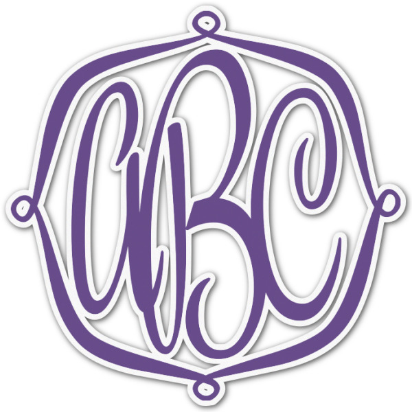 Custom Design Your Own Monogram Decal - Custom Sizes