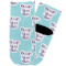 Custom Design - Toddler Ankle Socks - Single Pair - Front and Back