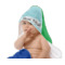 Custom Design - Baby Hooded Towel on Child