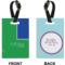 Custom Design - Rectangle Luggage Tag (Front + Back)