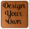 Custom Design - Leatherette Patches - Square