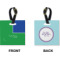 Custom Design - Square Luggage Tag (Front + Back)