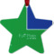 Custom Design - Metal Star Ornament - Front