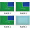 Custom Design - Set of Rectangular Appetizer / Dessert Plates (Approval)