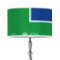 Custom Design - 12" Drum Lampshade - ON STAND (Poly Film)