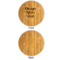 Custom Design - Bamboo Cutting Board - Front & Back