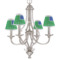 Custom Design - Chandelier Shade Shade - Lifestyle (On chandelier)