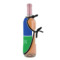 Custom Design - Wine Bottle Apron - DETAIL WITH CLIP ON NECK