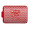 Custom Design - Aluminum Baking Pan - Red Lid - FRONT