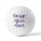 Custom Design - Golf Balls - Titleist - Set of 12 - FRONT