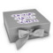 Custom Design - Gift Boxes with Magnetic Lid - Silver - Front