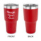 Custom Design - 30 oz Stainless Steel Ringneck Tumblers - Red - Single Sided - APPROVAL