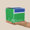 Custom Design - Cube Favor Gift Box - Scale View