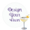 Custom Design - Drink Topper - Large - Single with Drink