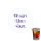 Custom Design - Drink Topper - XSmall - Single with Drink