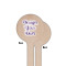 Custom Design - Wooden 7.5" Stir Stick - Round - Single Sided - Front & Back