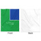 Custom Design - Minky Blanket - 50"x60" - Single Sided - Front & Back