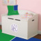 Custom Design - Wall Monogram on Toy Chest