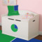 Custom Design - Round Wall Decal on Toy Chest