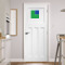 Custom Design - Square Wall Decal on Door