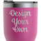 Custom Design - RTIC Tumbler - Magenta - Close Up