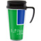 Custom Design - Travel Mug with Black Handle - Front