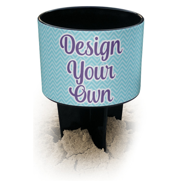 Custom Design Your Own Black Beach Spiker Drink Holder