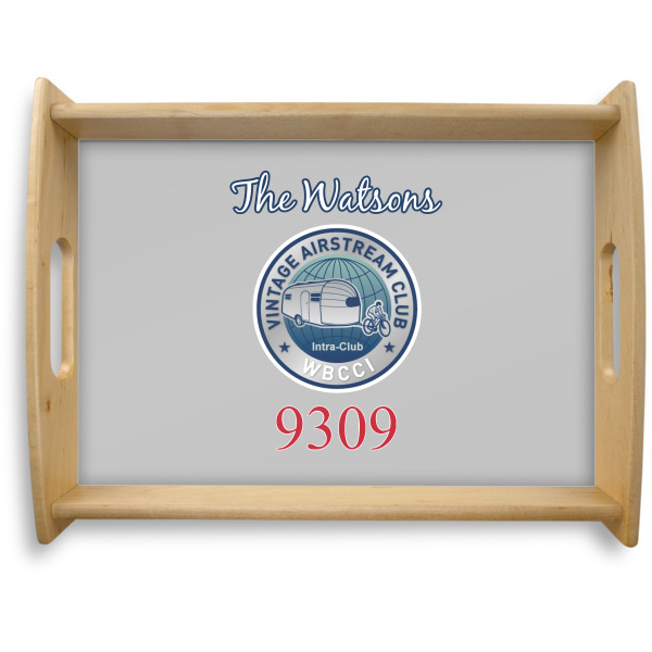 Custom Design Your Own Natural Wooden Tray - Large