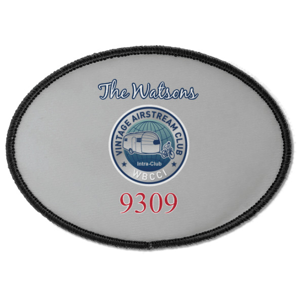 Custom Design Your Own Iron On Oval Patch