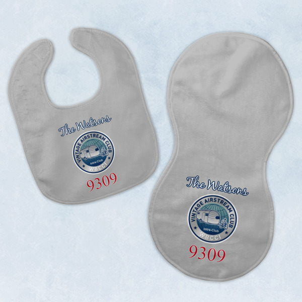 Custom Design Your Own Baby Bib & Burp Set