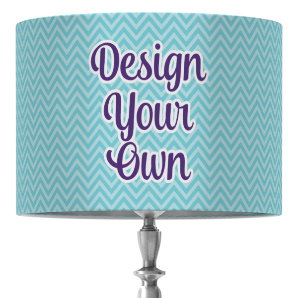 Custom Design Your Own 16" Drum Lamp Shade - Fabric