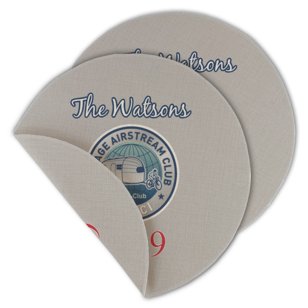 Custom Design Your Own Round Linen Placemat - Double-Sided - Single