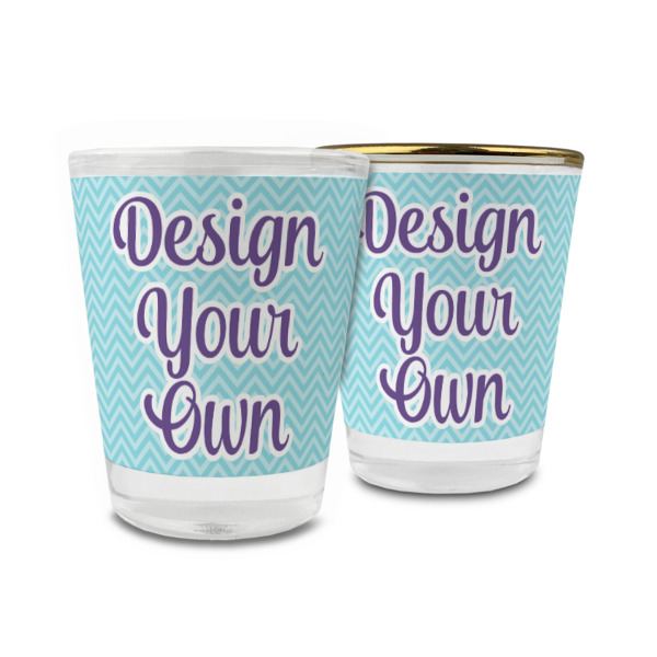 Custom Design Your Own Glass Shot Glass - 1.5 oz