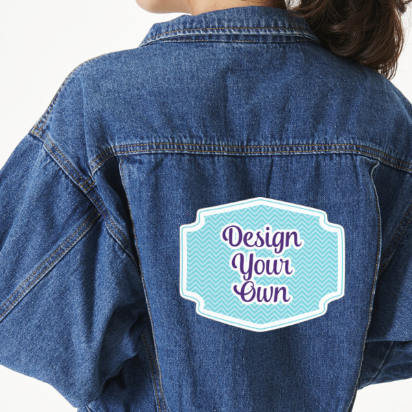 Custom Design Your Own Twill Iron On Patch - Custom Shape - 2XL - Single