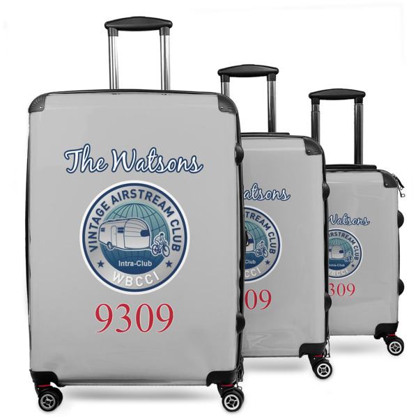 Custom Design Your Own 3-Piece Luggage Set - 20" Carry On - 24" Medium Checked - 28" Large Checked