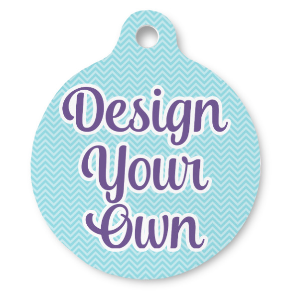 Custom Design Your Own Round Pet ID Tag