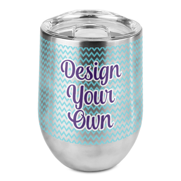 Custom Design Your Own Stemless Wine Tumbler - Full Print