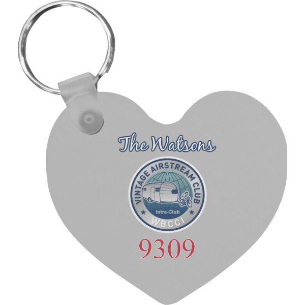 Custom Design Your Own Heart Plastic Keychain