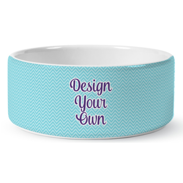 Custom Design Your Own Ceramic Dog Bowl